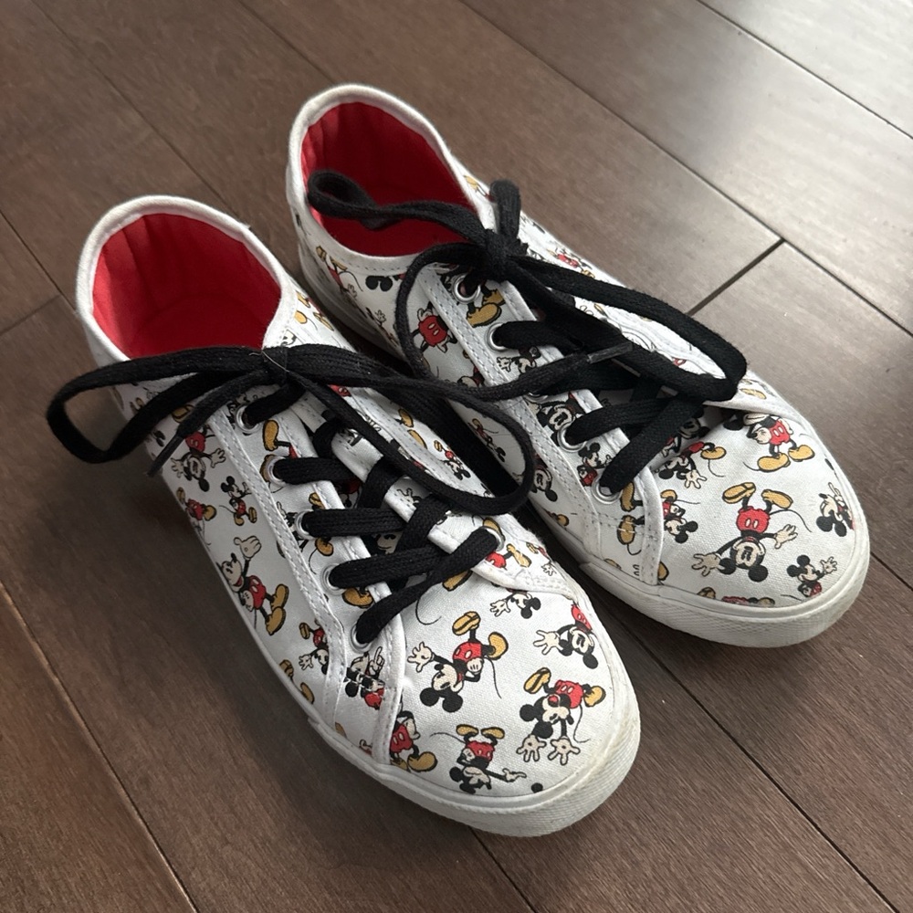 Disney Kids Sneakers - White with Mickey Mouse